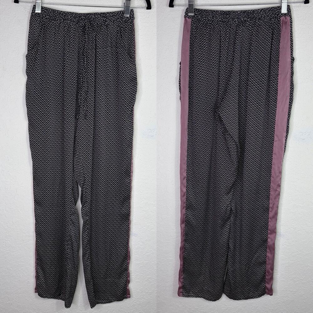 Marjolaine Pajama Pants Size 42/M, Silk, chic, comfy, soft, spring, fall, black
